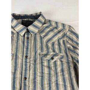 Cody James Authentic Western Apparel Mens Long Sleeve Pearl Snap Shirt‎ XXL